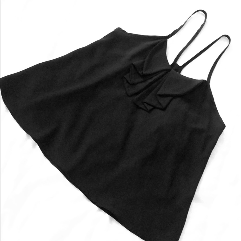 Flirty black tank